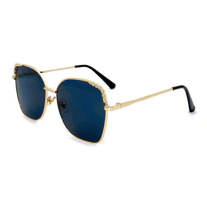 Elegante Quadratische Sonnenbrille mit Funkelnden Akzenten Karnz
