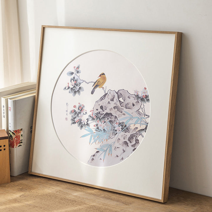 Rahmenbotanische Wandkunst für Wohnkultur
