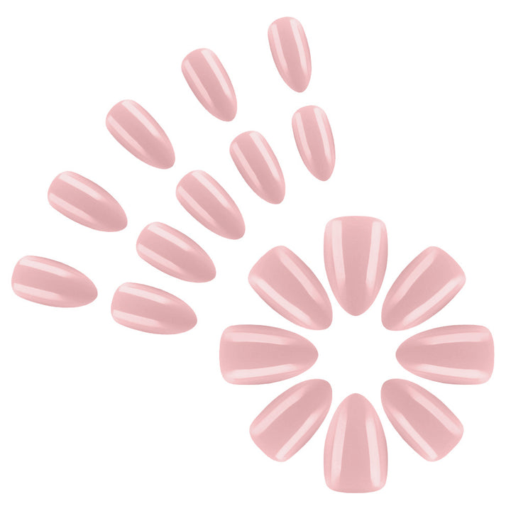 Elegantes mandelförmiges Gel-Nagel-Set Karnz