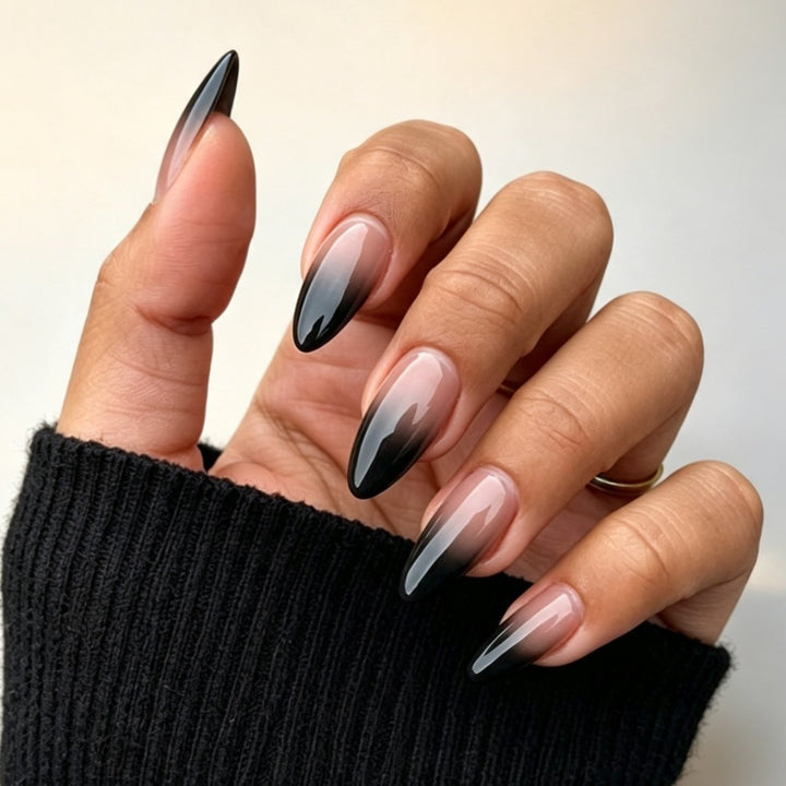 Ombre Pointed Press-On Nägel Karnz