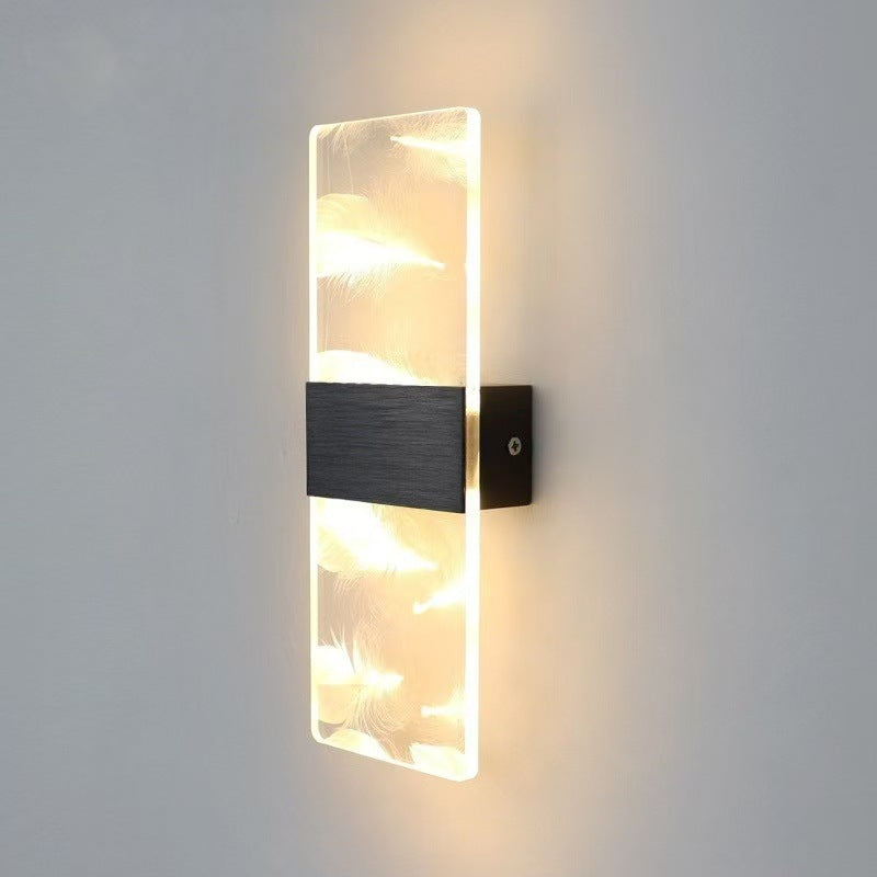 Zeitgenössische Kristall-Wandlampe