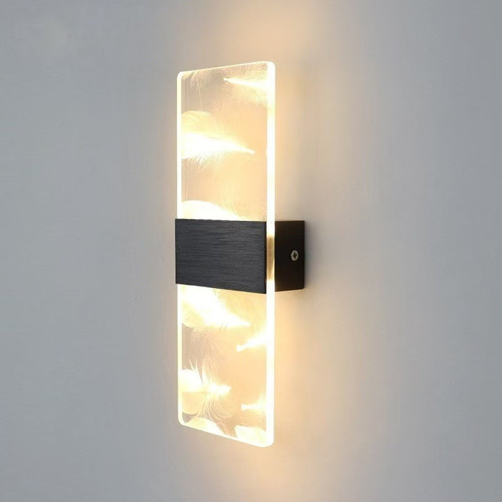 Zeitgenössische Kristall-Wandlampe