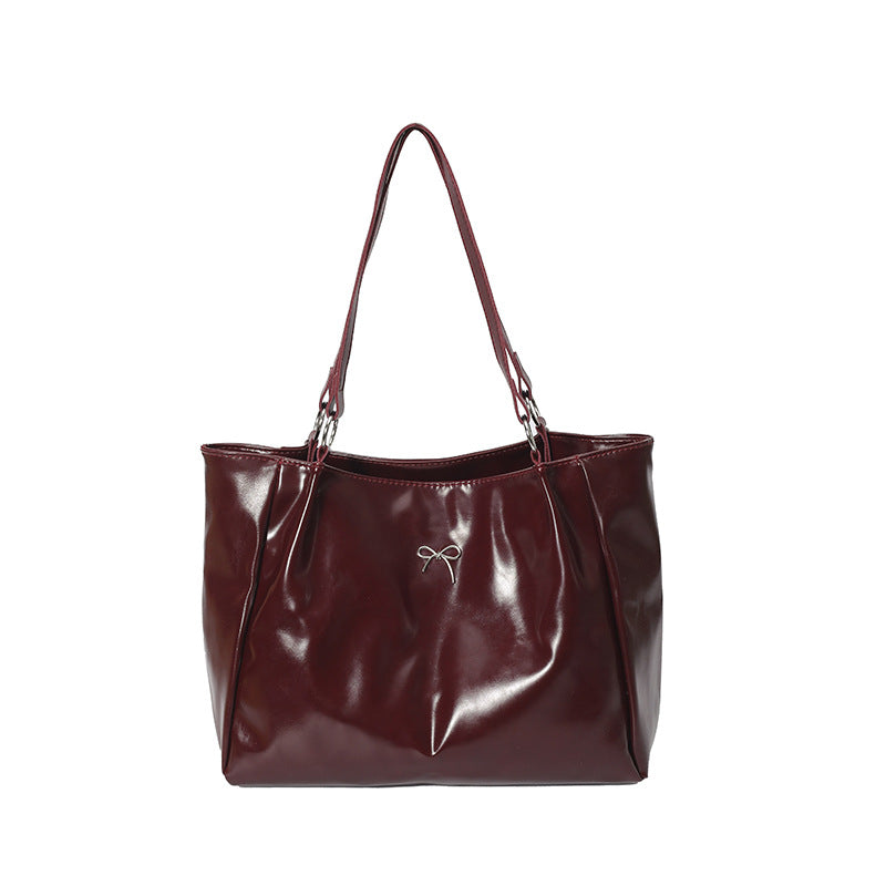 Elegante Glänzende Hobo-Handtasche Karnz