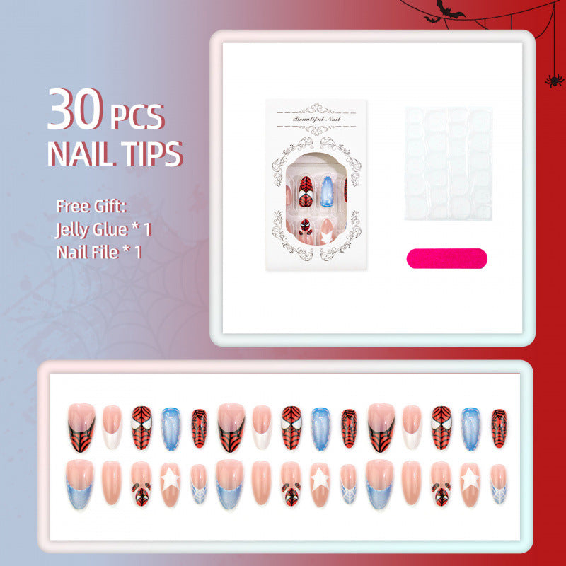 Themen Marvel-inspirierte Press-On-Nagelset