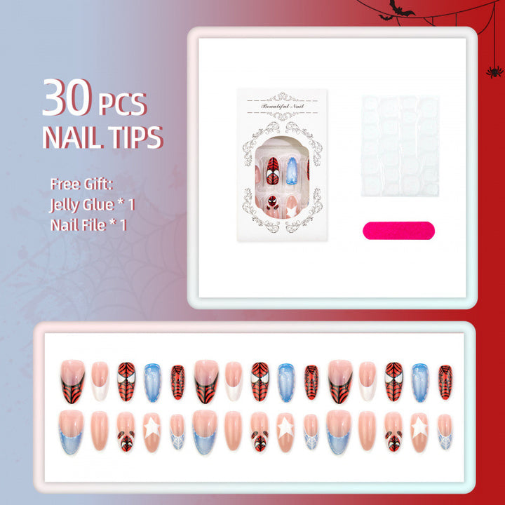 Themen Marvel-inspirierte Press-On-Nagelset