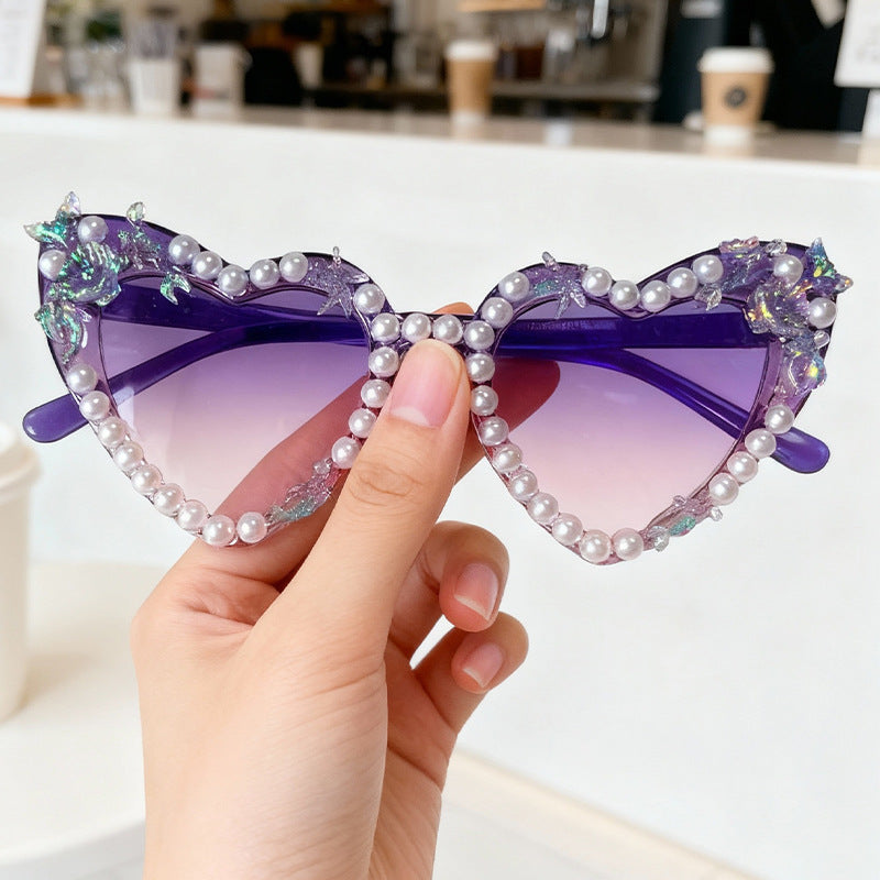 Dekorative Katzenauge-Sonnenbrille Karnz