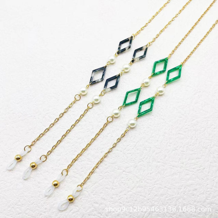 Elegante geometrische Halskette Karnz