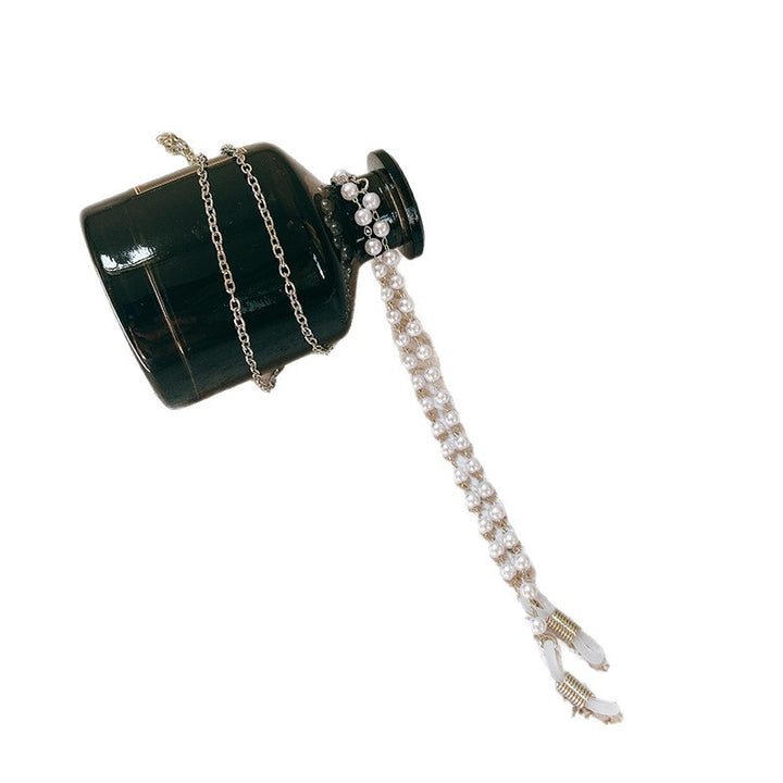 Perlen- und Metallbrillenband Karnz