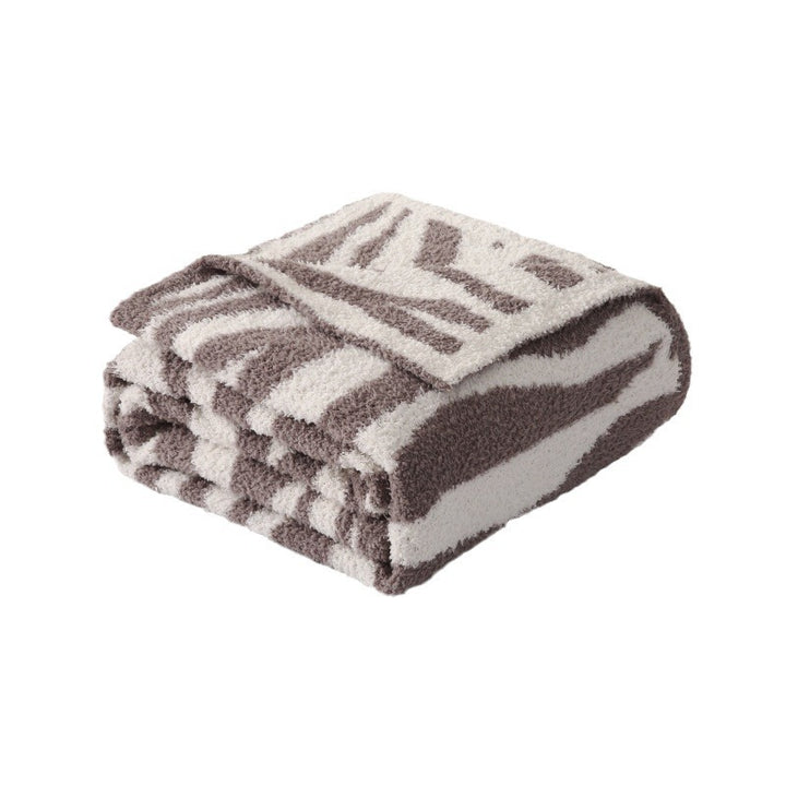 Home Decor Plüsch Zebra Druck Decke