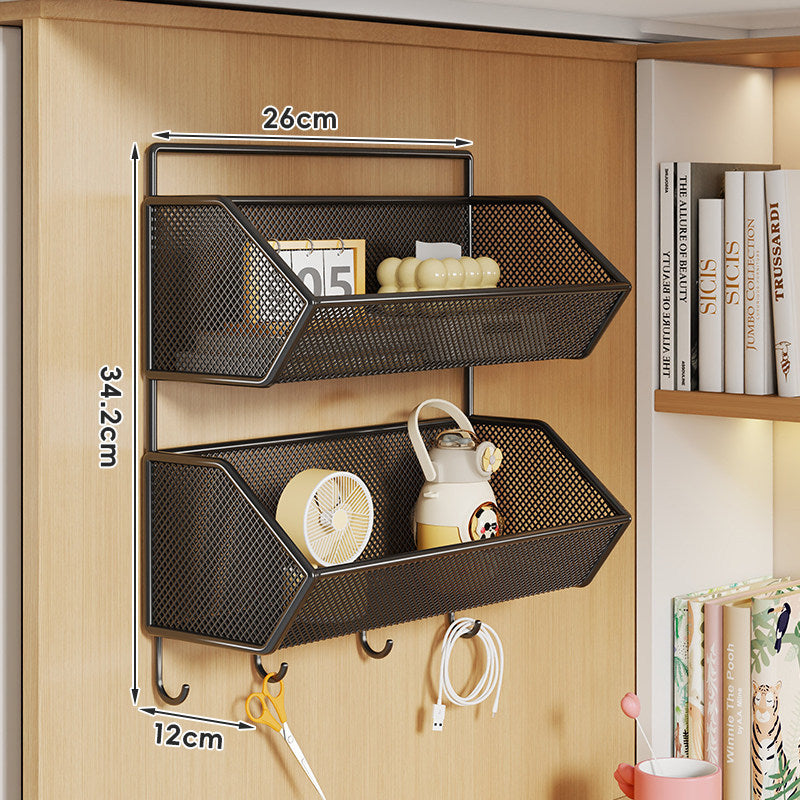 Clip-On Mesh Schrankrand Aufbewahrungskorb Organizer