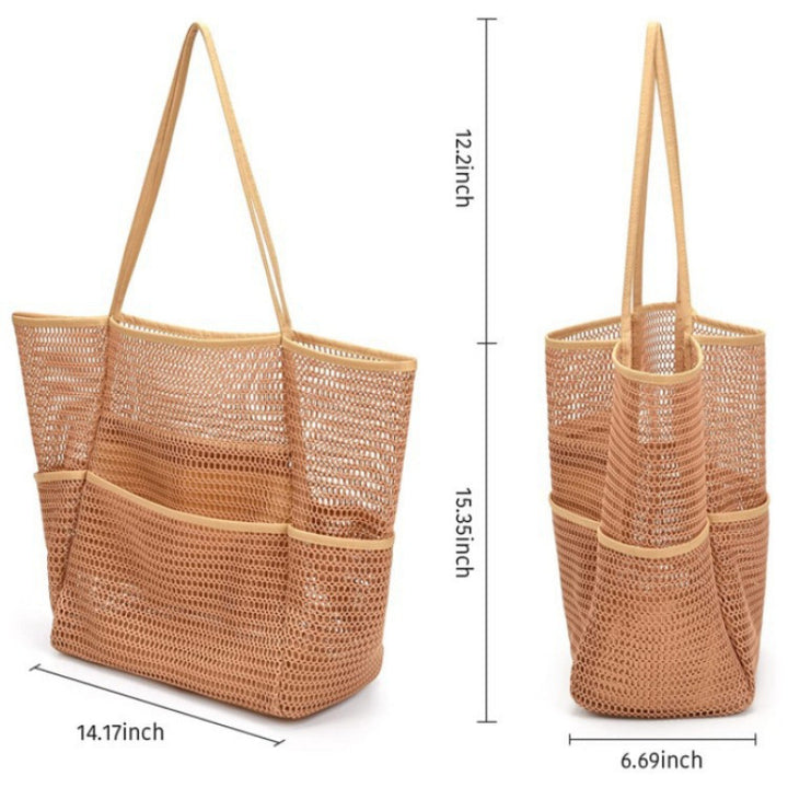 Praktische Netz-Strandtasche Karnz