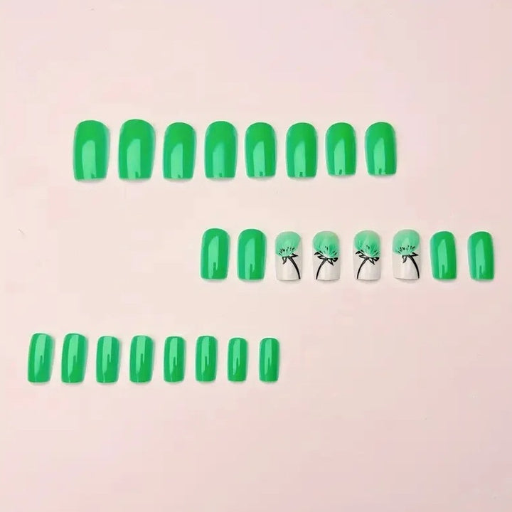 Elegante Botanische Nagelkunst Verbesserungen Karnz
