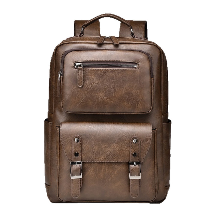 Premium Leder Reise Rucksack Karnz