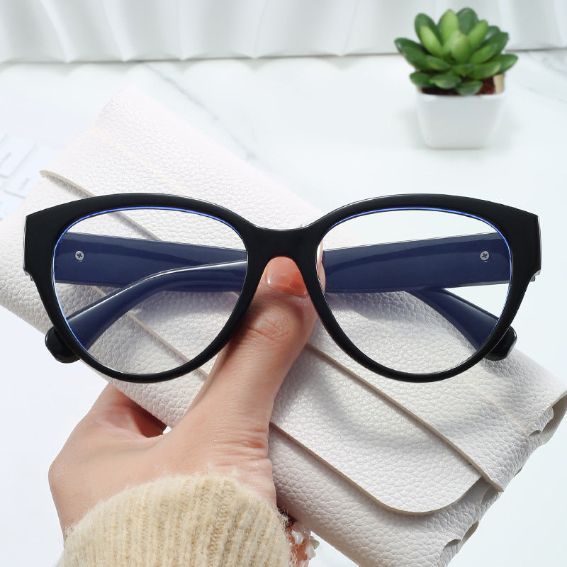 Damen Cat-Eye Sonnenbrille mit luxuriösem Leopardenmuster und charmanten Details Karnz