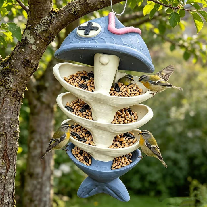 Kreativer fischförmiger Vogelhaus Karnz