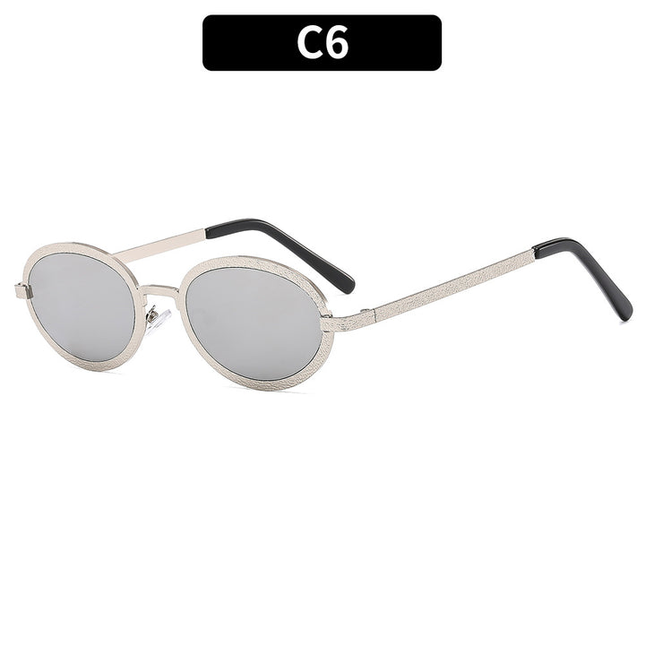 Vintage ovale Sonnenbrille