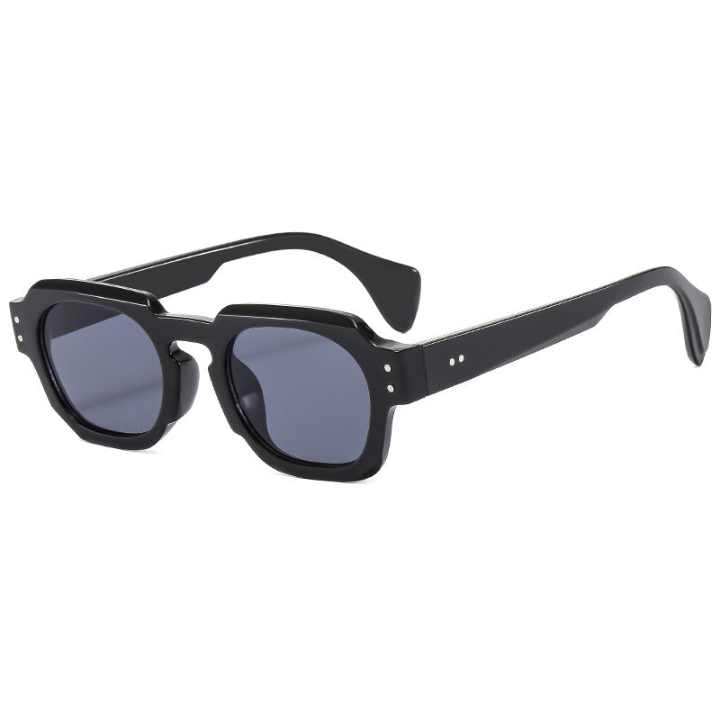 Damen Modische Sonnenbrille im einzigartigen achtkantigen Design Karnz