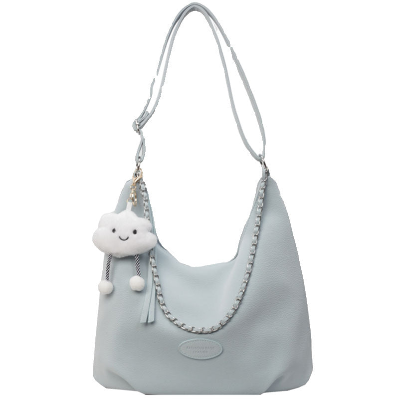 Weiche Leder Schlabberige Schultertasche