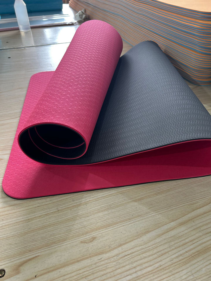 Rutschfeste Fitness-Yogamatte mit Doppelter Dämpfung Karnz