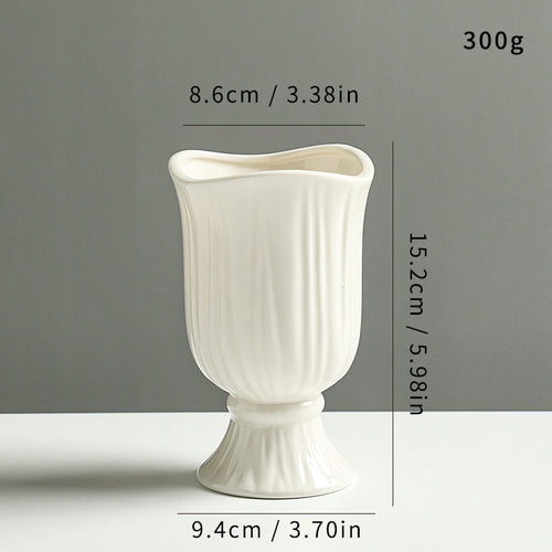 Elegante Gewebte Keramikblumenvase