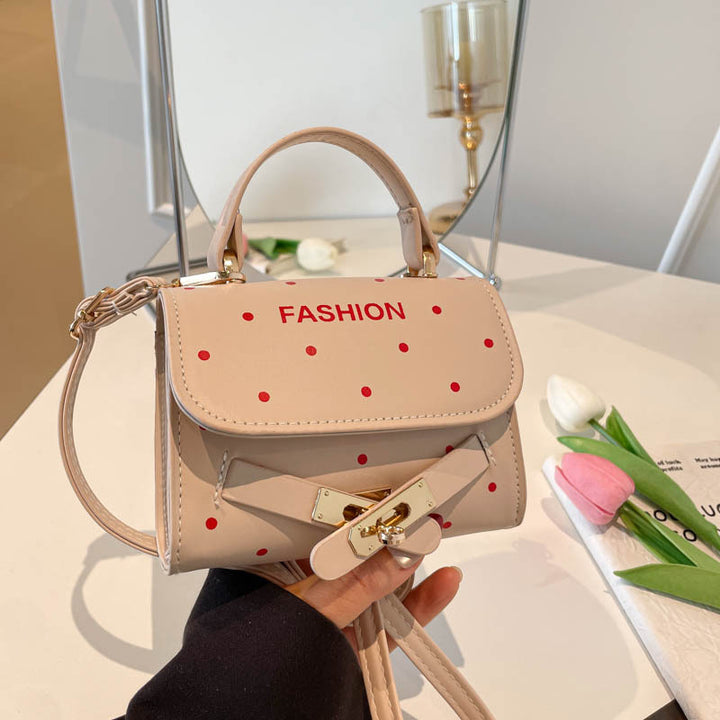 Punktmuster Mini-Handtasche