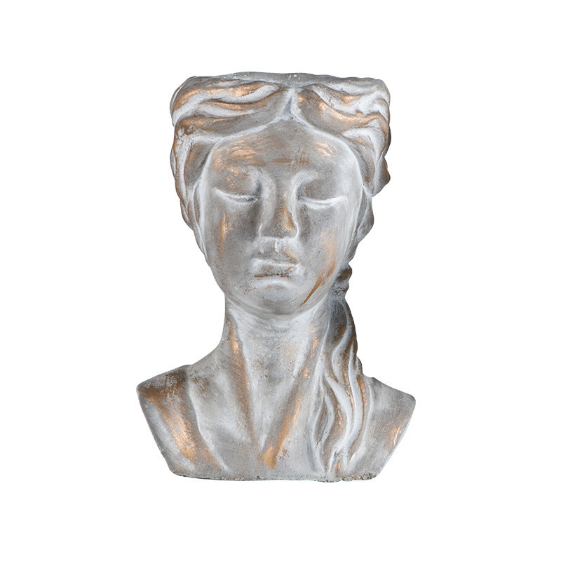 Stilvolle Skulptur Kopf Karnz