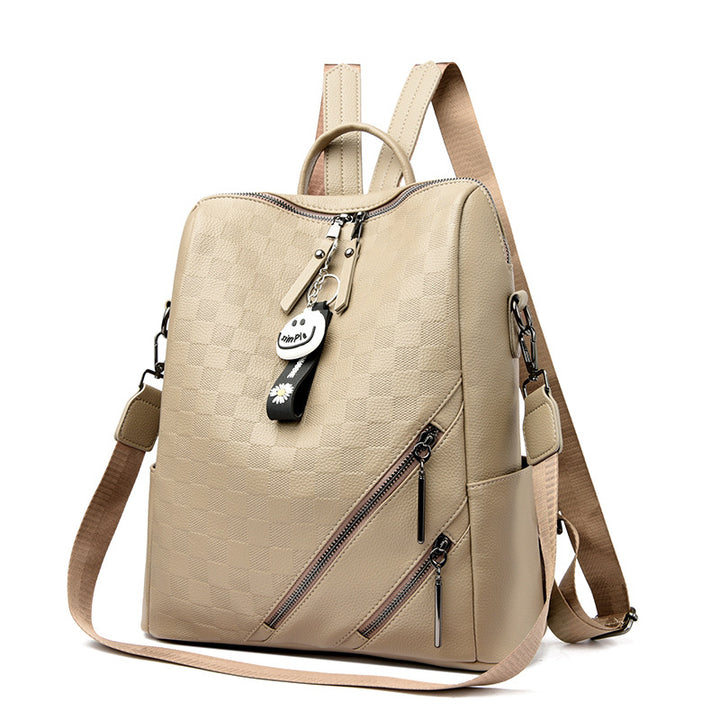 Karomuster Stylischer Rucksack Karnz