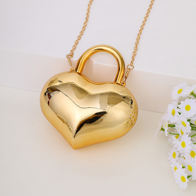 Damen Herzförmige Handtasche Karnz