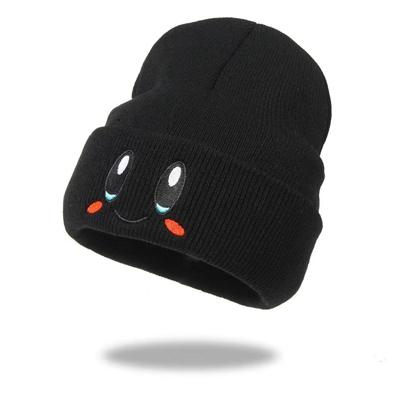 Niedlicher Charakter gestickte Strickmütze