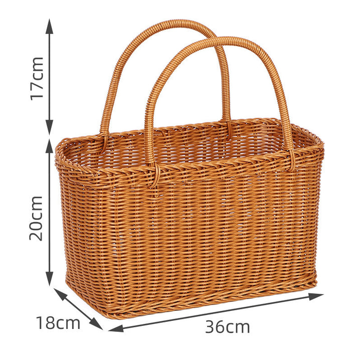 Eleganter Geflochtener Picknickkorb Karnz