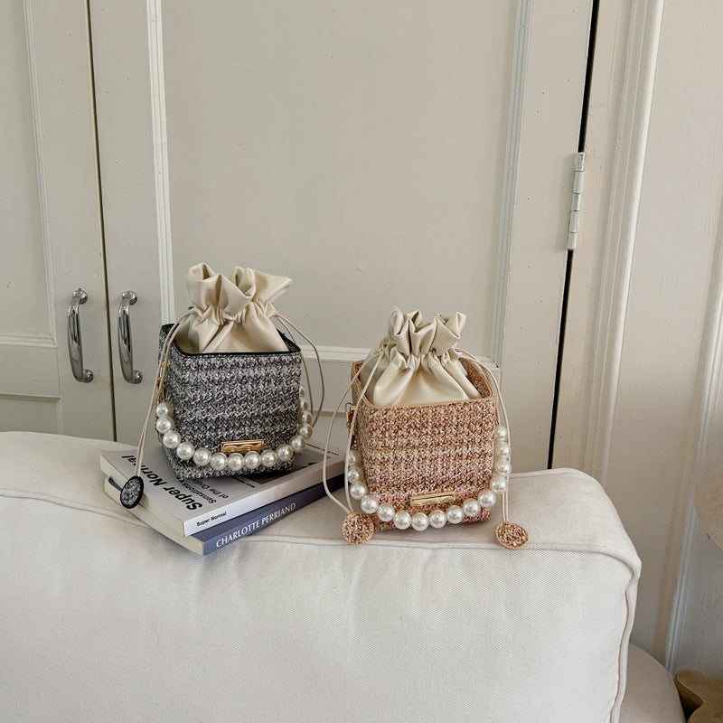 WoStylish Texturiert Mini Handtasche Karnz