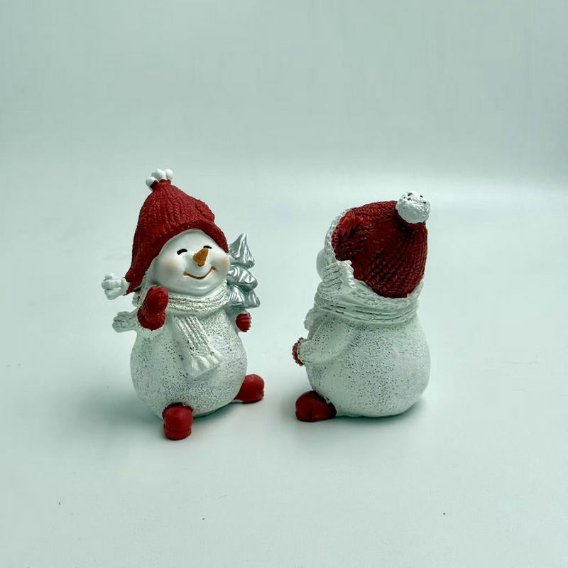 Freundliche Weihnachtsmann Dekofigur Karnz