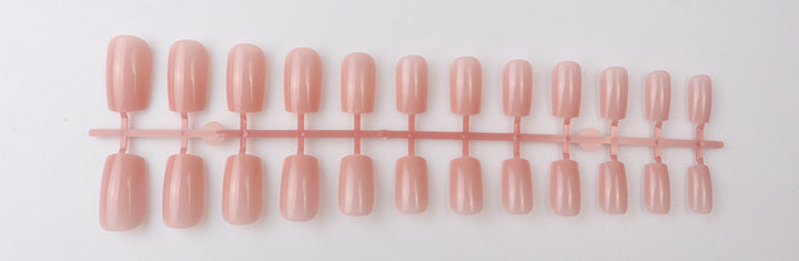 Natürliche glänzende Press-On-Nagelspitzen Karnz