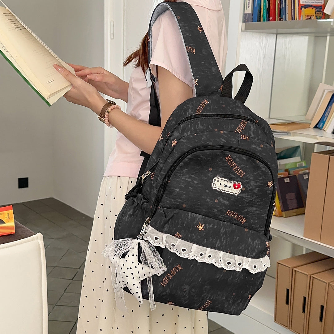Stylische Lässige Bedruckte Rucksack Karnz