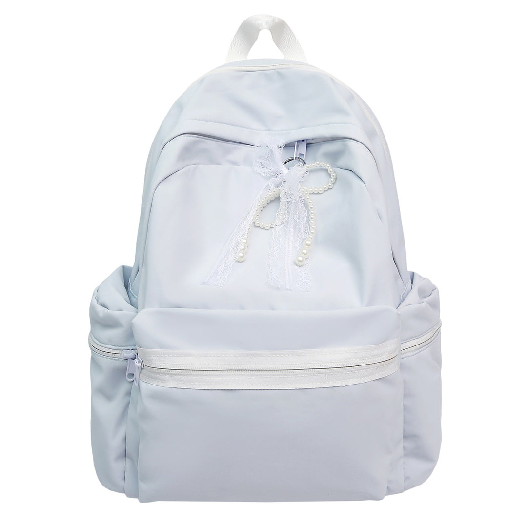 Eleganter Rucksack mit Perlen- und Spitzenakzenten Karnz