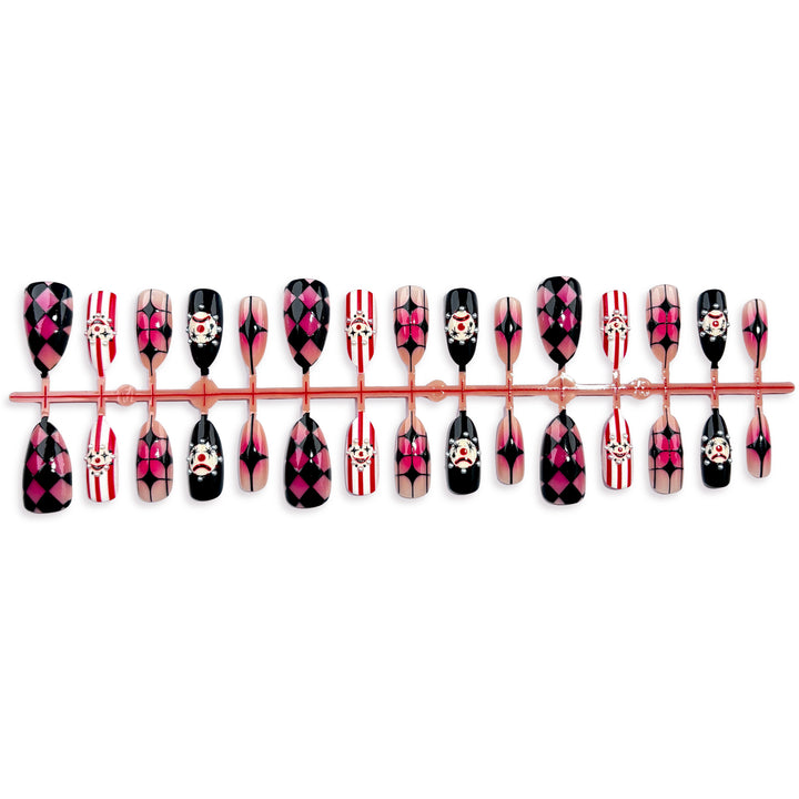 Theatrale Muster Press-On Nagel Set