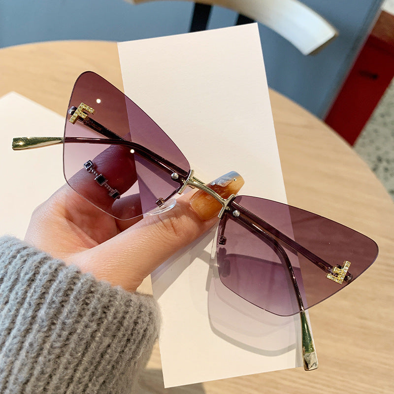Damen Cat-Eye Sonnenbrille im modernem Design mit innovativem Rahmen Karnz