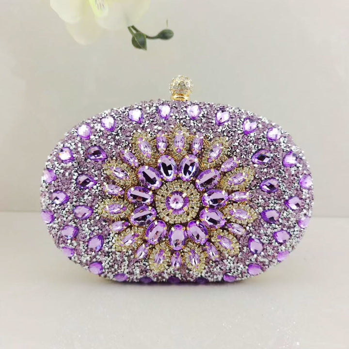 Dekorative Edelstein Abend-Clutch