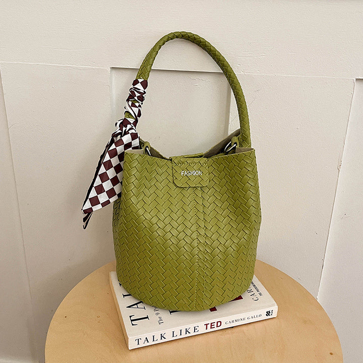 Gewebte Bucket-Handtasche