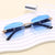 Damen Trendige geometrische Sonnenbrille Karnz