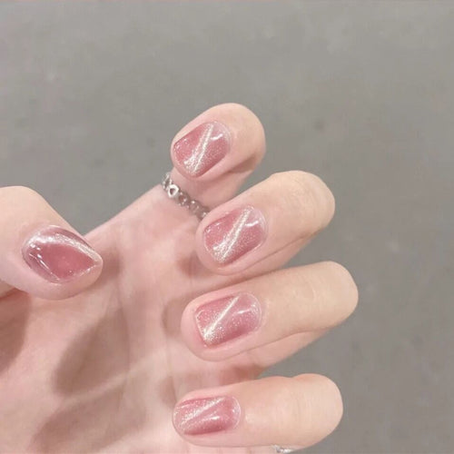Sparkling Gel Press-On Nail Set Karnz