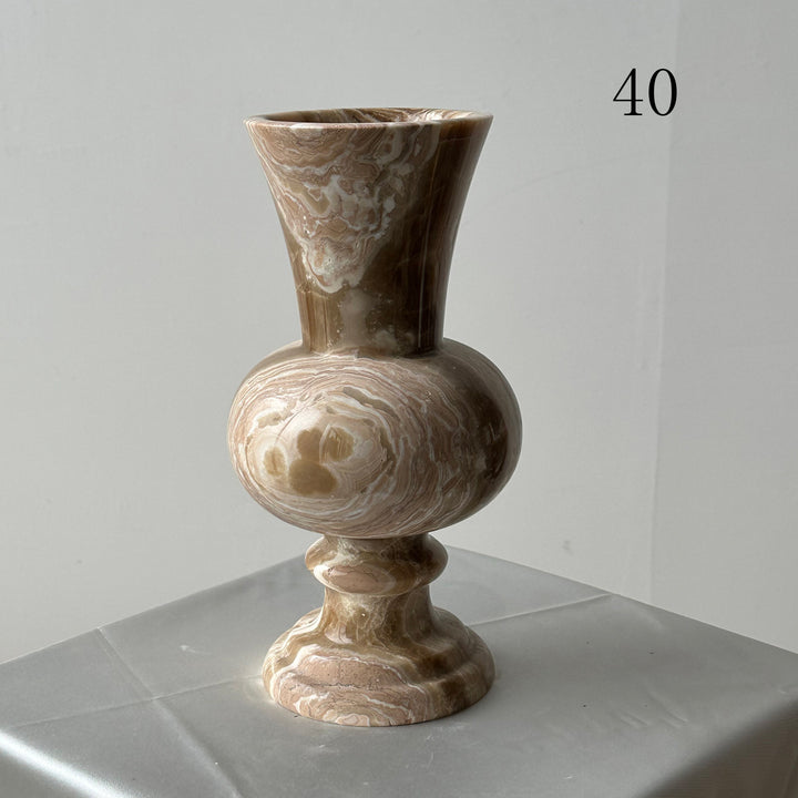 Elegante dekorative Marmorvase