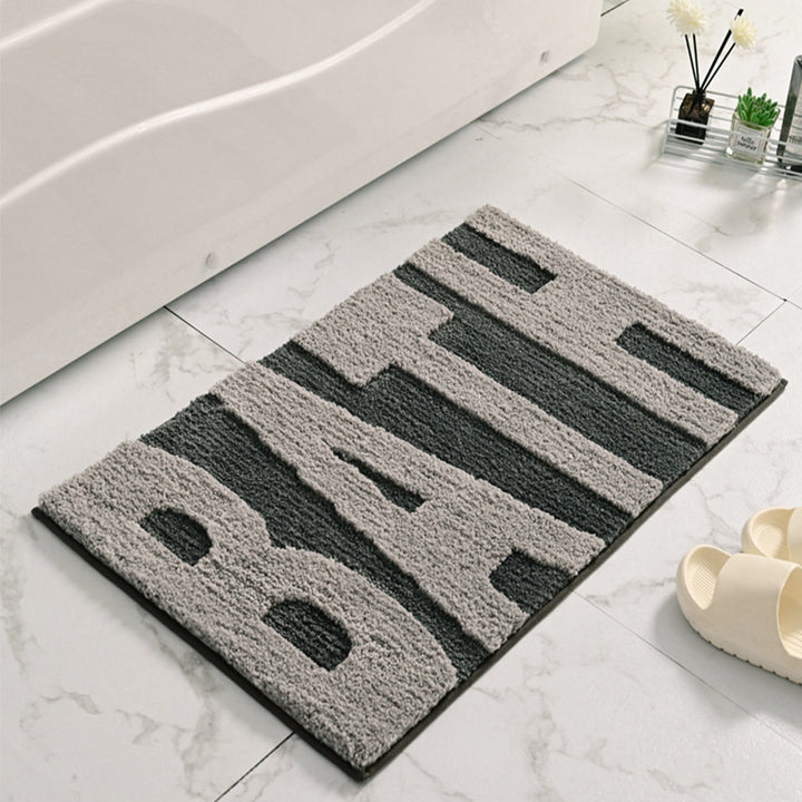 Moderne abstrakte Badematte Karnz