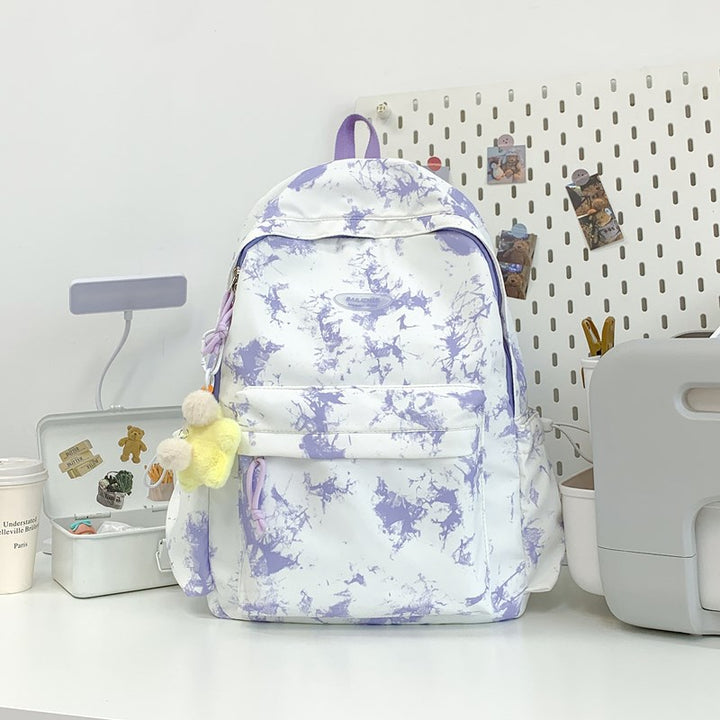 Marmoriertes Muster Rucksack