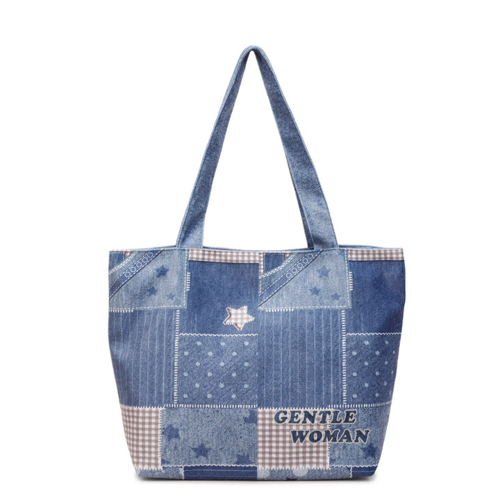 Chic Denim Patchrk Tragetasche Karnz