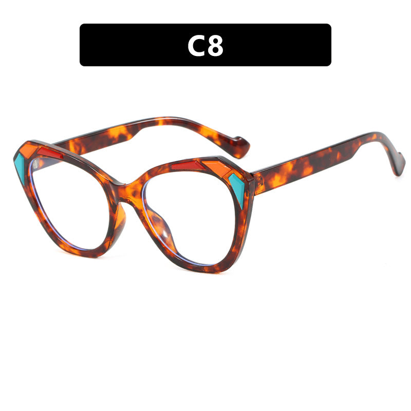 Damen Katzenaugen-Sonnenbrille mit modischen Details Karnz
