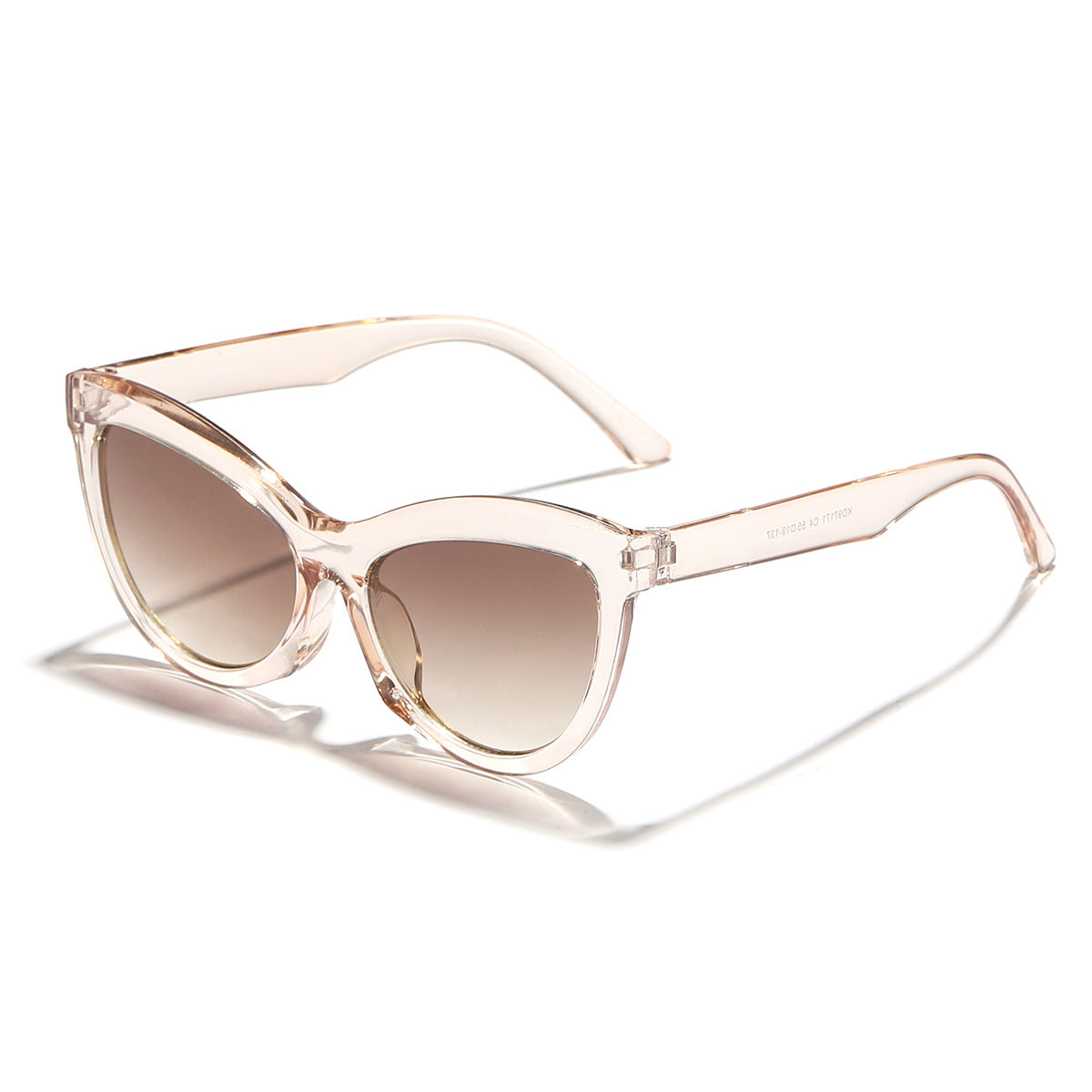Damen trendige Schwarz-Weiß Sonnenbrille Karnz