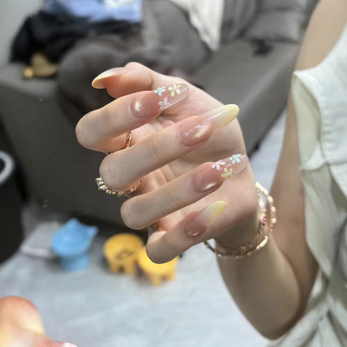 Floral Design Press-On Nagelverstärkungen