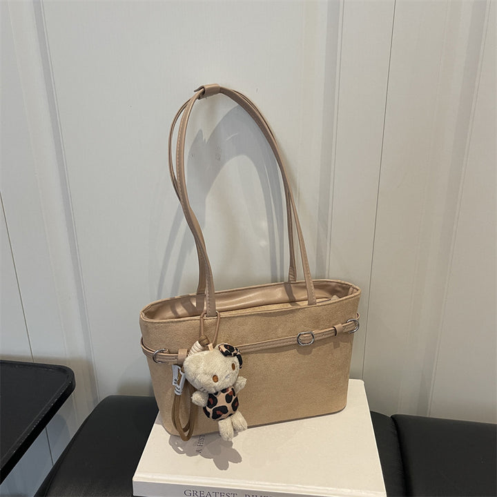 Elegante Strukturierte Schultertasche
