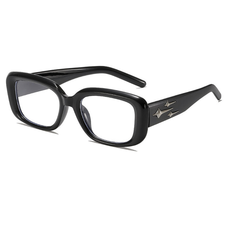 Vintage Inspirierte Quadratische Rahmen Sonnenbrille Karnz